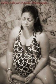 Laboring in the shower - natural childbirth || Bradley Method® natural childbirth classes offered in Arizona: Chandler, Tempe, Ahwatukee, Gilbert, Mesa, Scottsdale, Payson