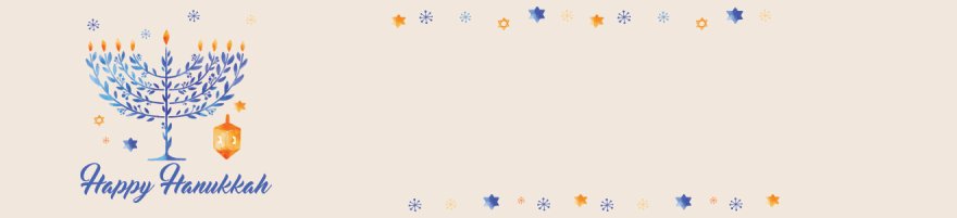 Happy Hanukkah in Watercolor