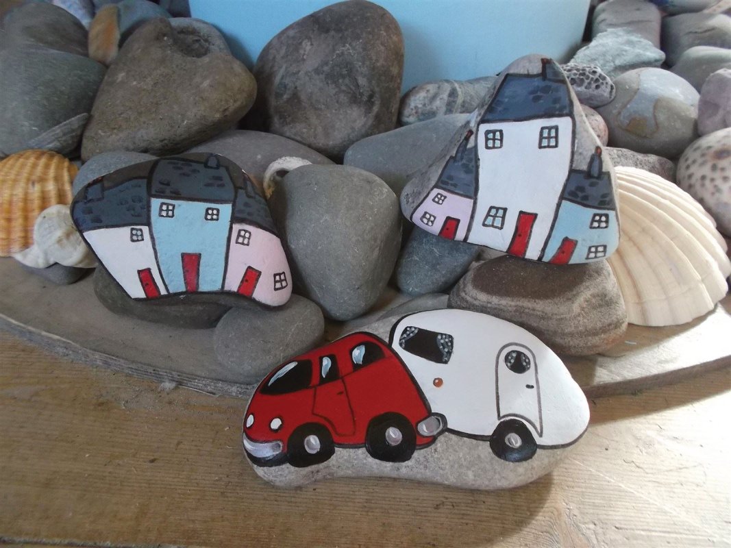 a selection of new pebbles