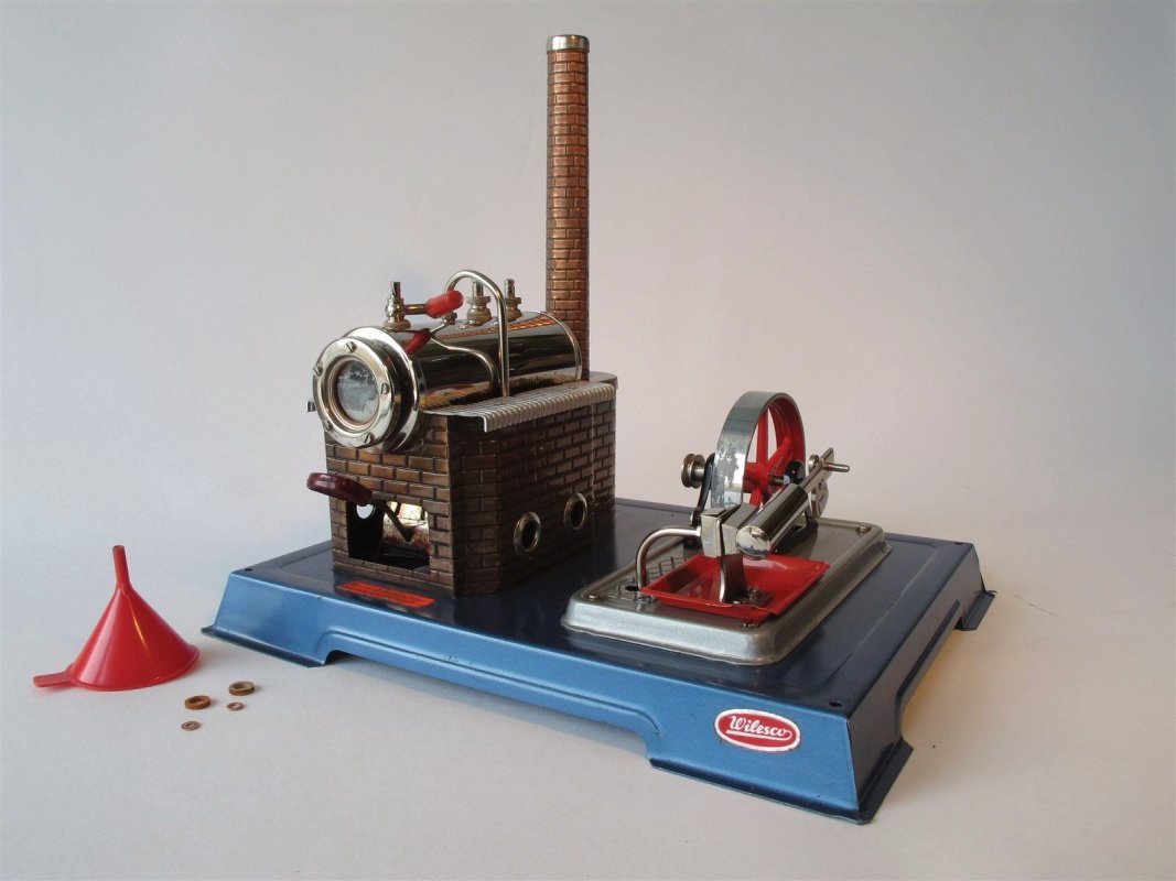 tin toy steam engine