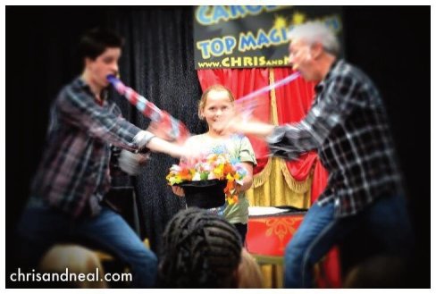 Hillarious Audience Engagement During The Chris and Neal Extravaganza with these Superstar Magicians in Raleigh, North Carolina Kids Party Ideas