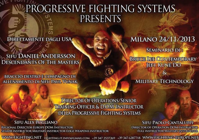 Raduno Europeo Progressive Fighting Systems 2013