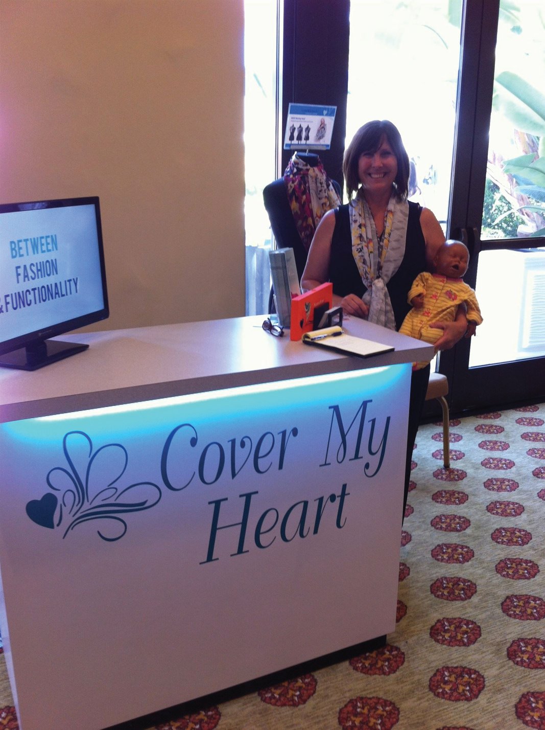 Sweet Pea Births meets April Marcial, creator and founder of CoverMyHeart nursing covers