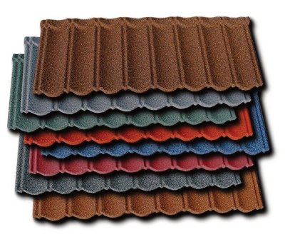 roofing tiles used for covering building.