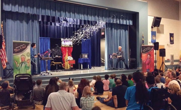 Raleigh Magicians Entertain Hundreds At Local Elementary School Near Raleigh North Carolina
