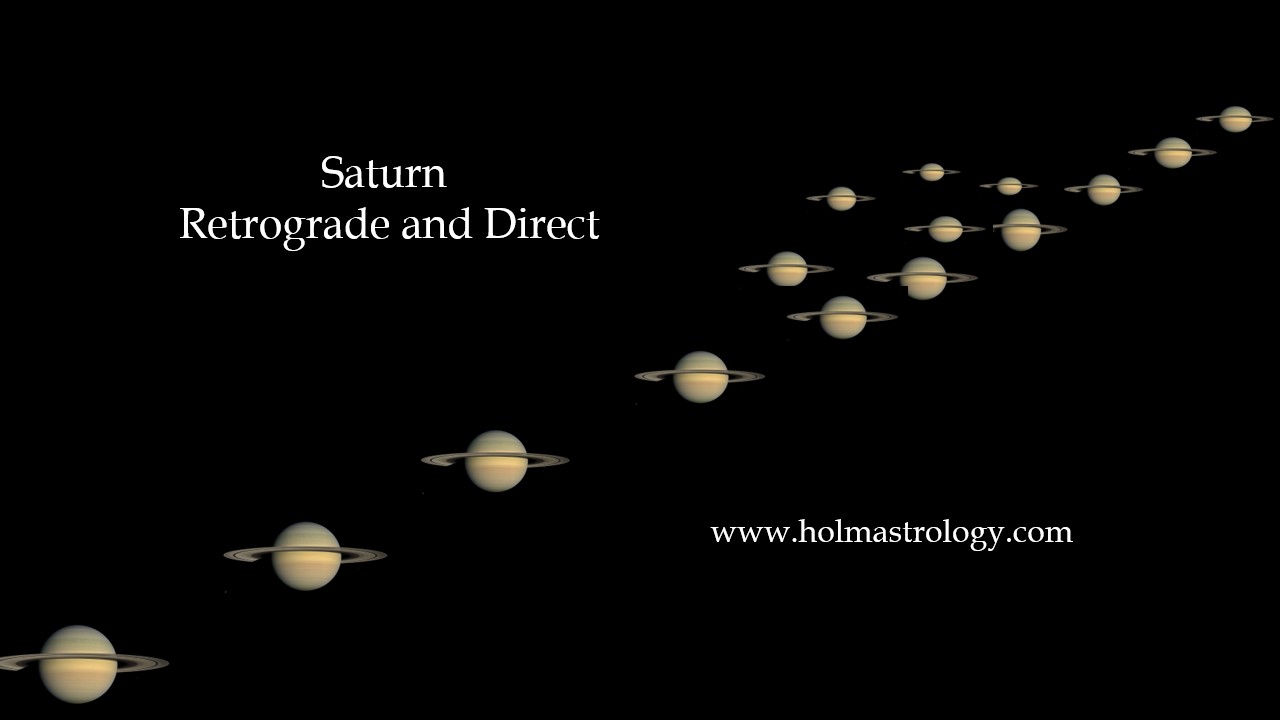 SATURN RETROGRADE & DIRECT MOTION