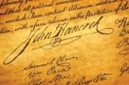 John Hancock's Signature - The First on the Declaration of Independence