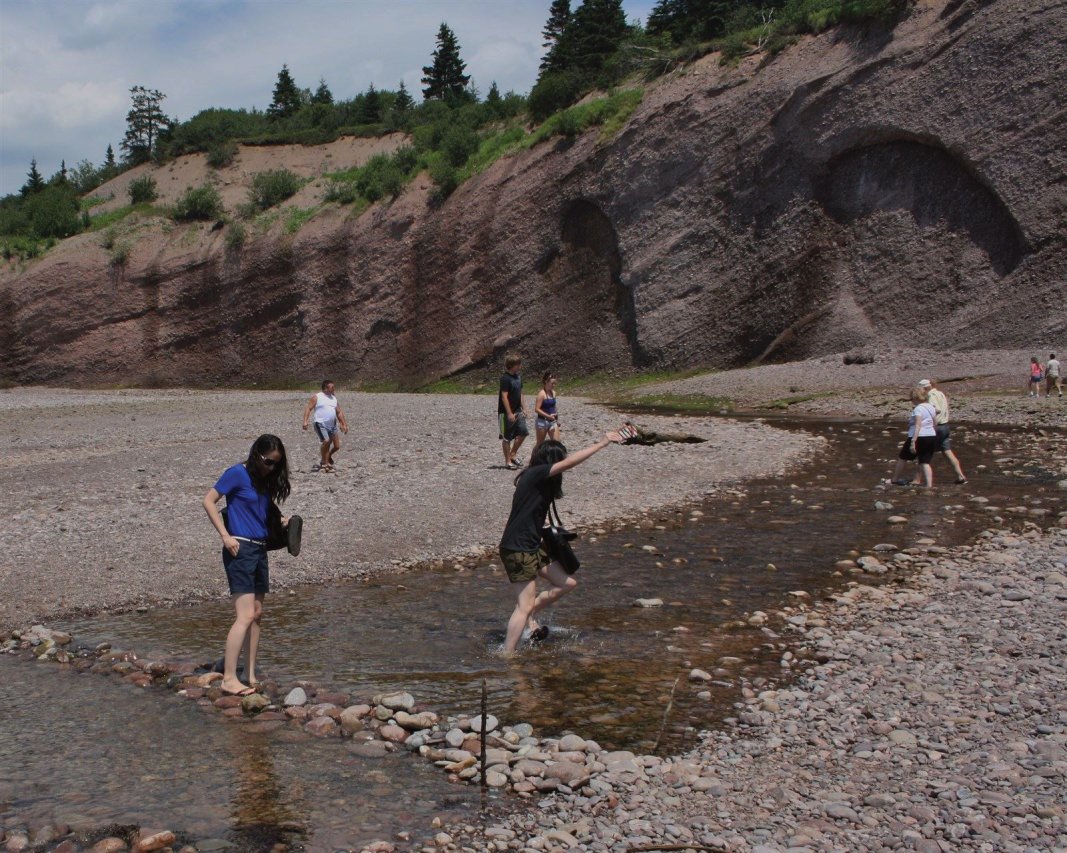 Walk on the Ocean Floor of the Bay of Fundy