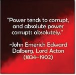 Writers' Post: Corruption of Power
