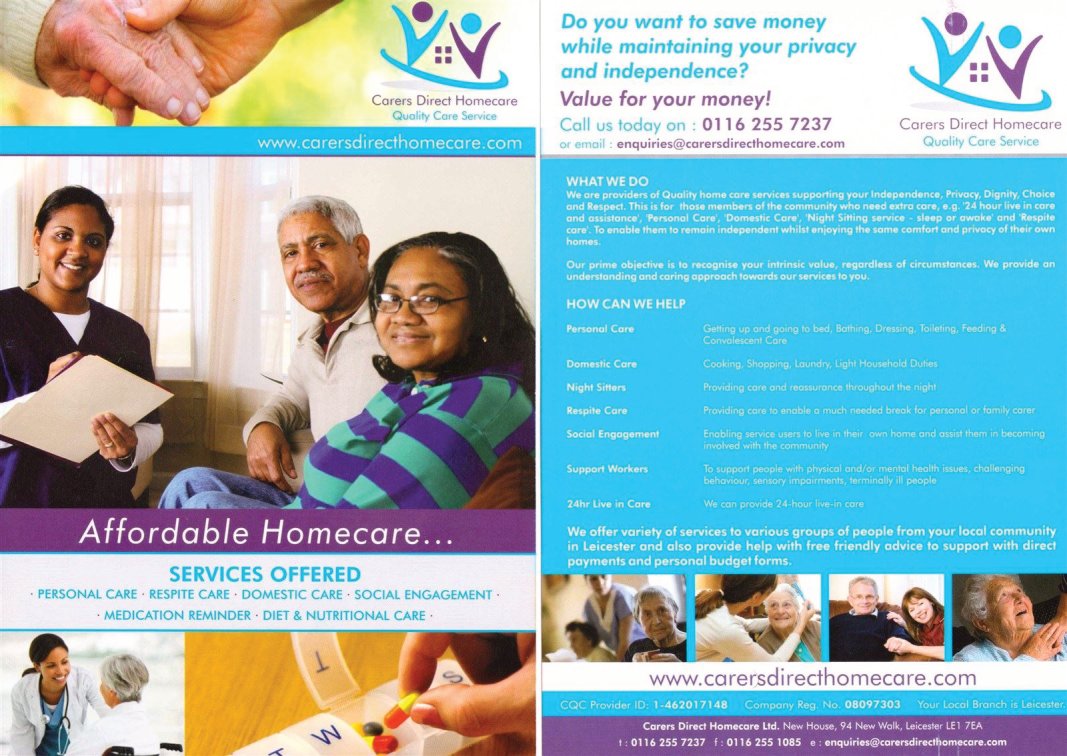 care service in leicestershire