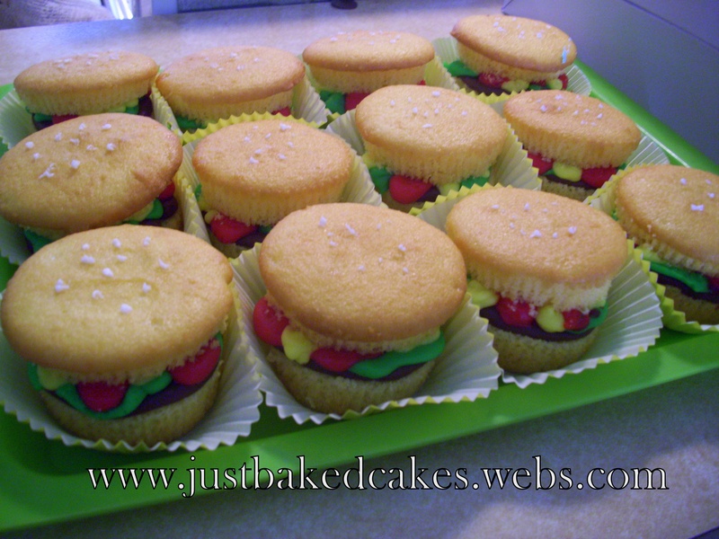 krabby patty cupcakes