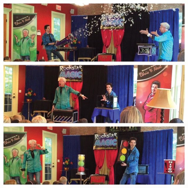 Children Love The Comedy And Interaction During The Outrageous Performance From Roseboro's Leading Kids Party And Family Magicians Chris And Neal