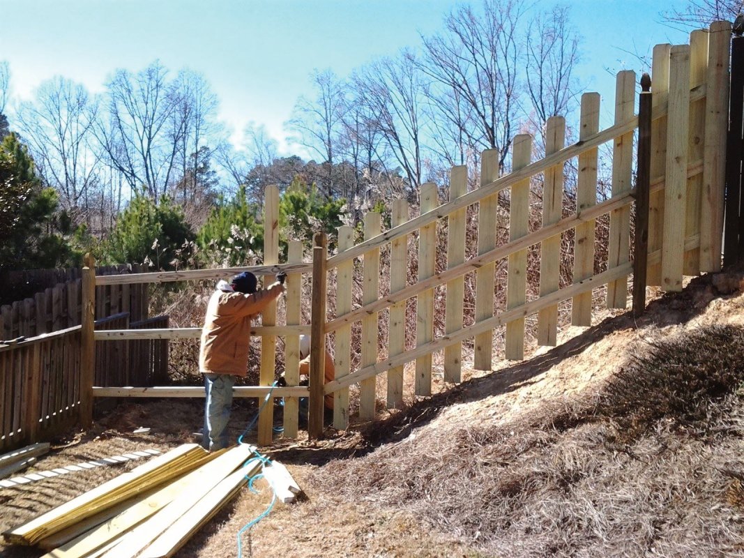 Buford - Lumber Fence Job