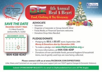 Donations needed for needy families in florida. Holiday food, clothing, toy drive 904 438-4347