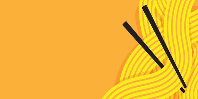 Chopsticks on Noodles