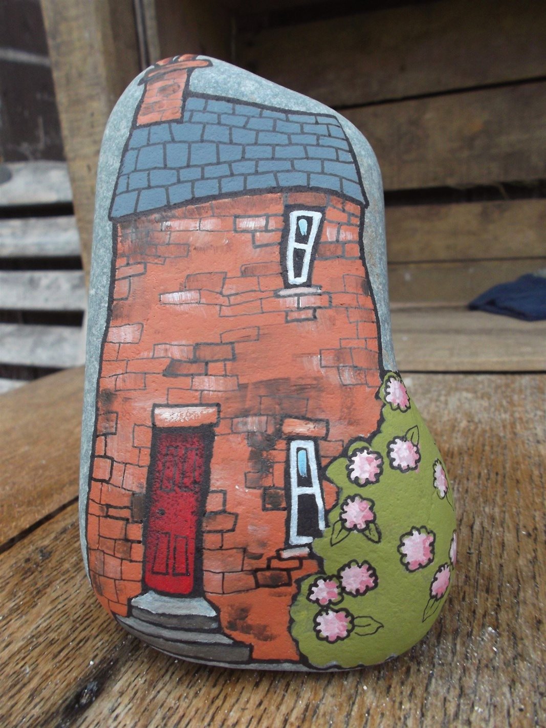 The painted pebbles are proving very popular at the moment