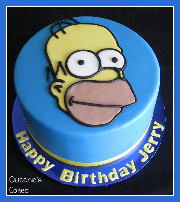 Homer Simpson Queenie S Cakes