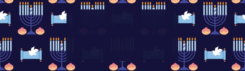 Menorah And Torah Pattern