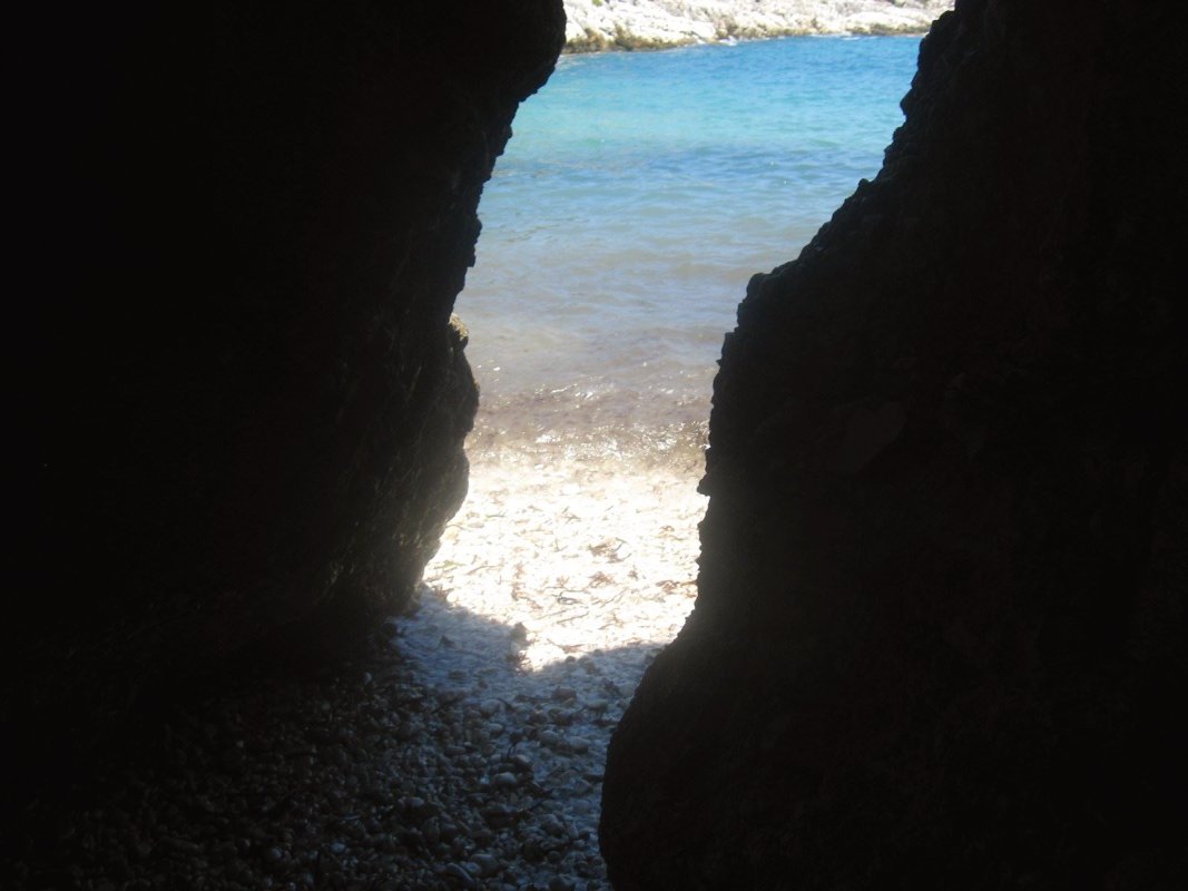 After a great hike throught the forest you will find this beautiful hidden beach at Dafnoudi, Kefalonia, Greece. 