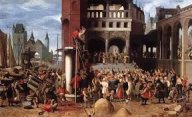The crowd asked Pilate to release Barabbas