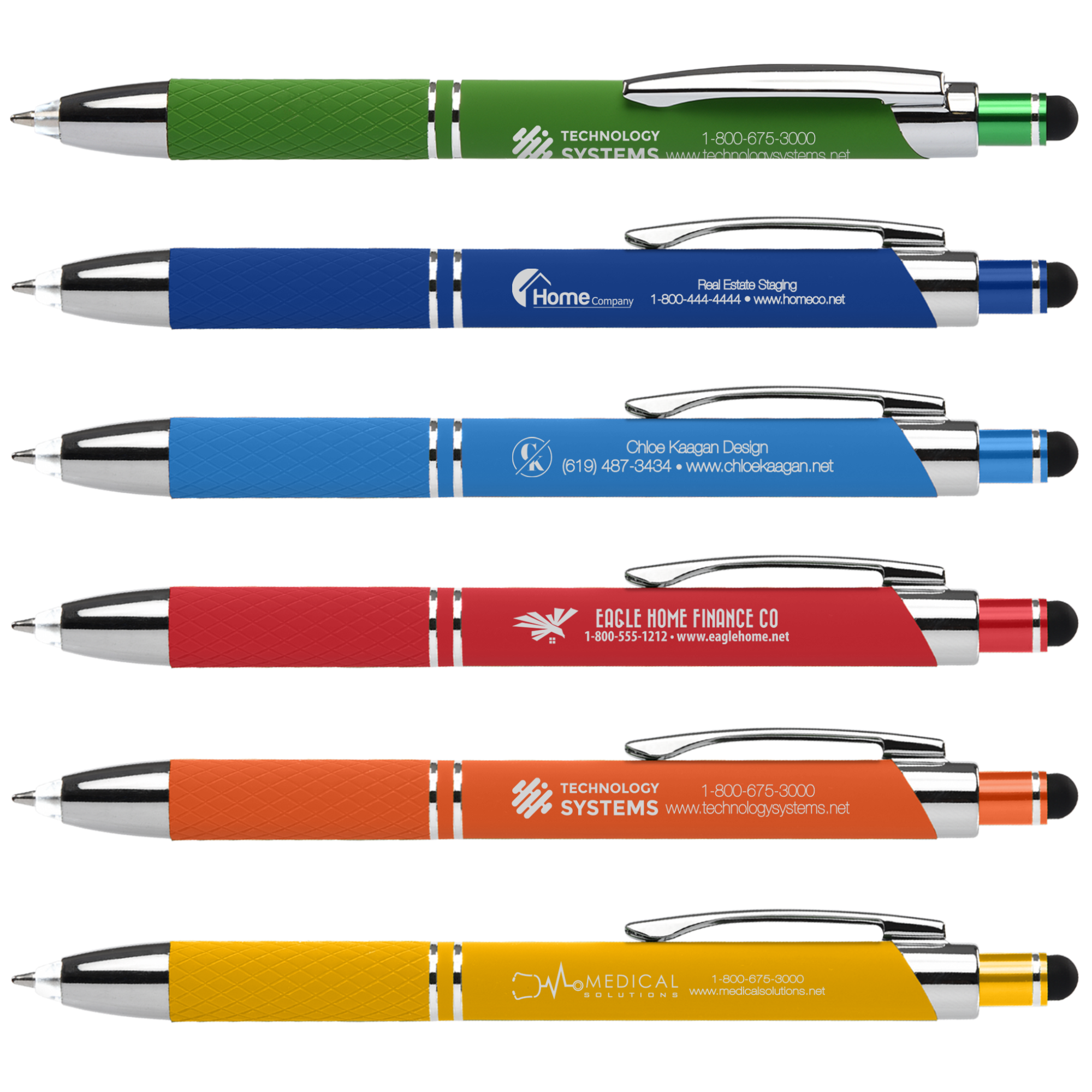 Promotional Rainbow Light Up Pen