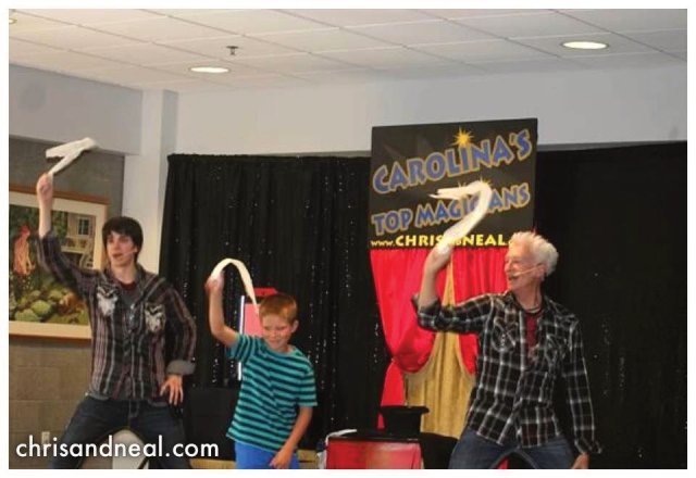 Summer Reading Program With Cary Magicians Chris and Neal in 2014