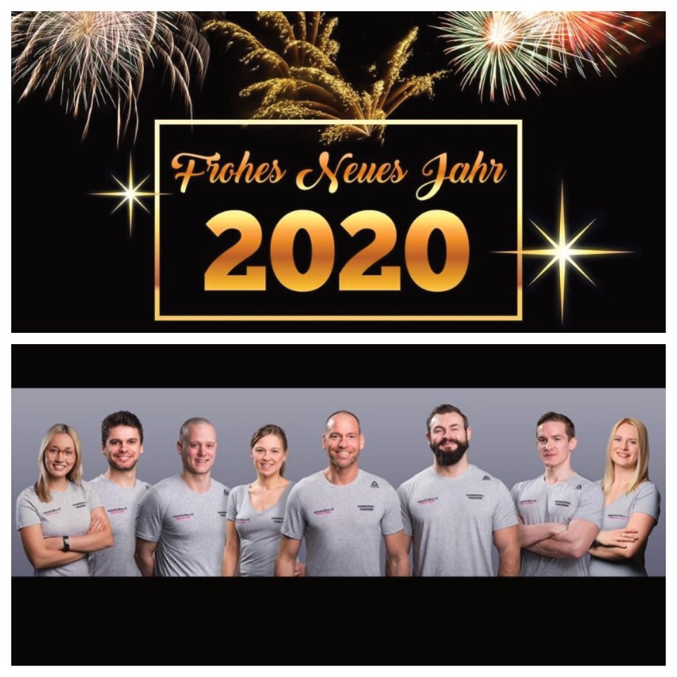 Eure Personal Trainer in Bochum wünschen ein frohes neues Jahr.