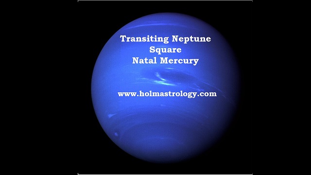 Transiting Neptune Square Mercury