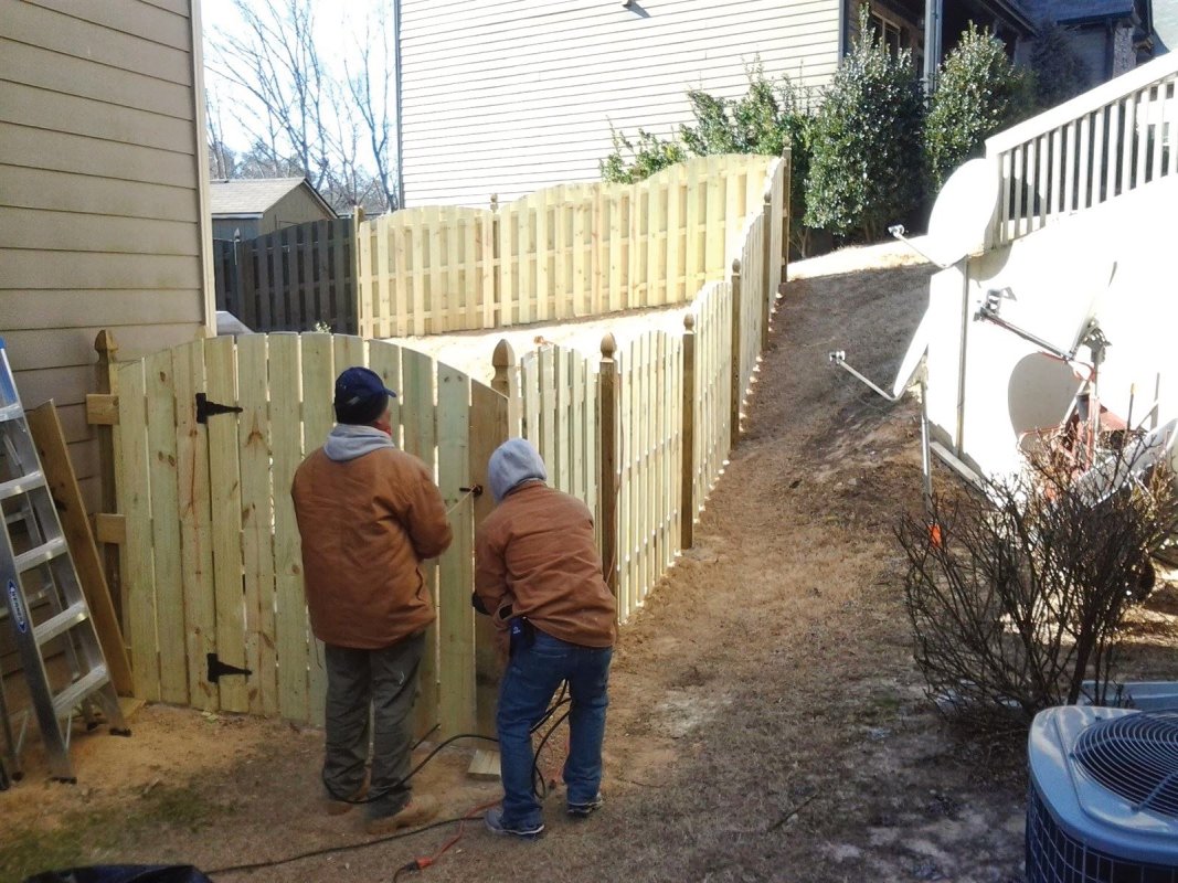 Lumber Fence Job - Buford