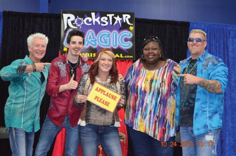 Rockstar Magician, of Raleigh, dazzled many with their magician show just outside of Raleigh in Wendell, North Carolina