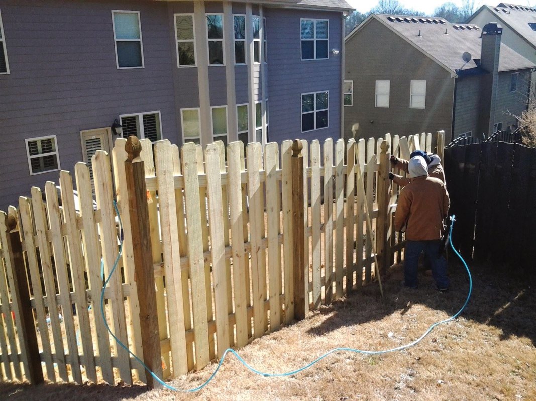 Lumber Fence Job - Buford