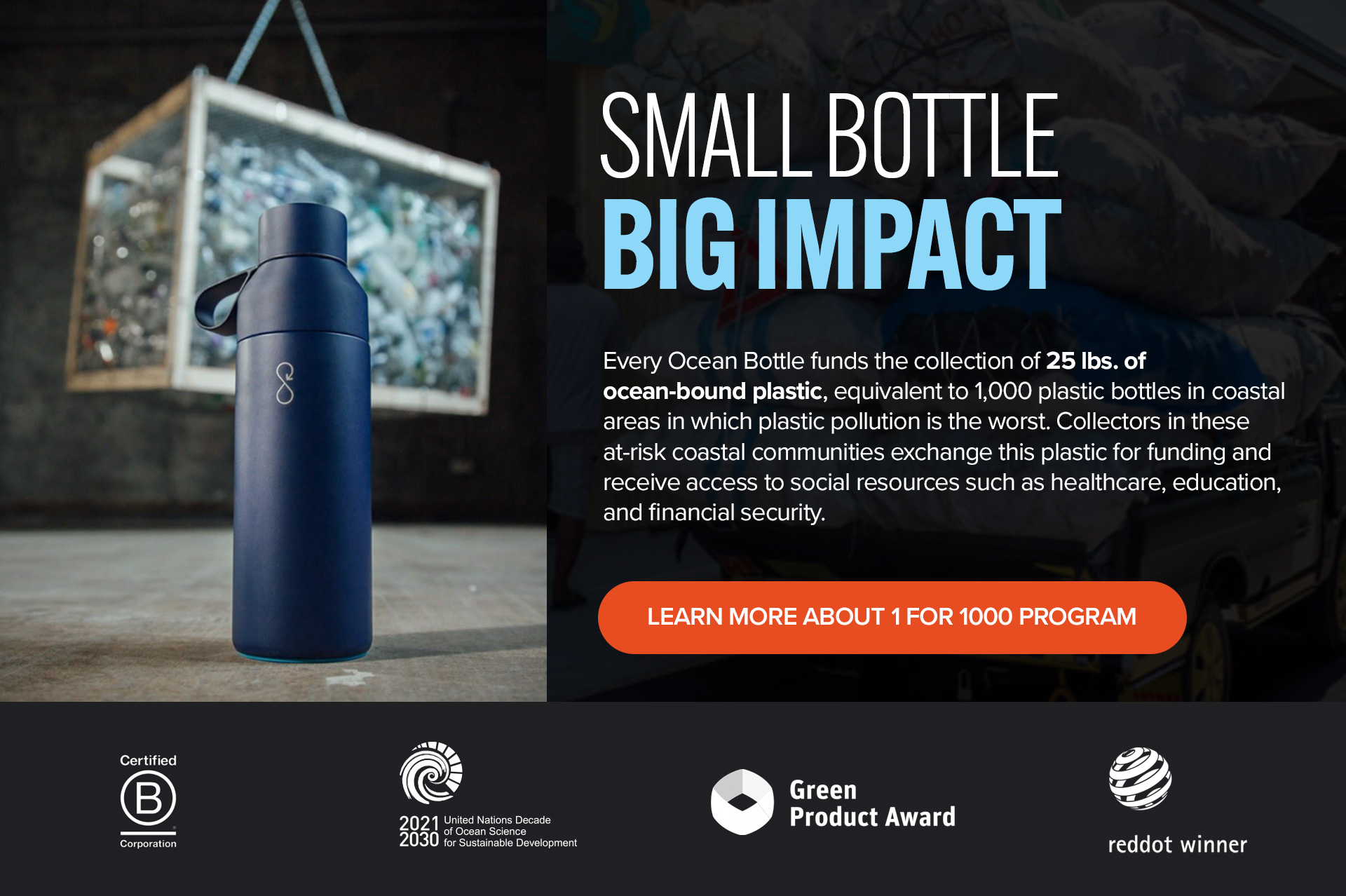 Small Bottle Big impact
