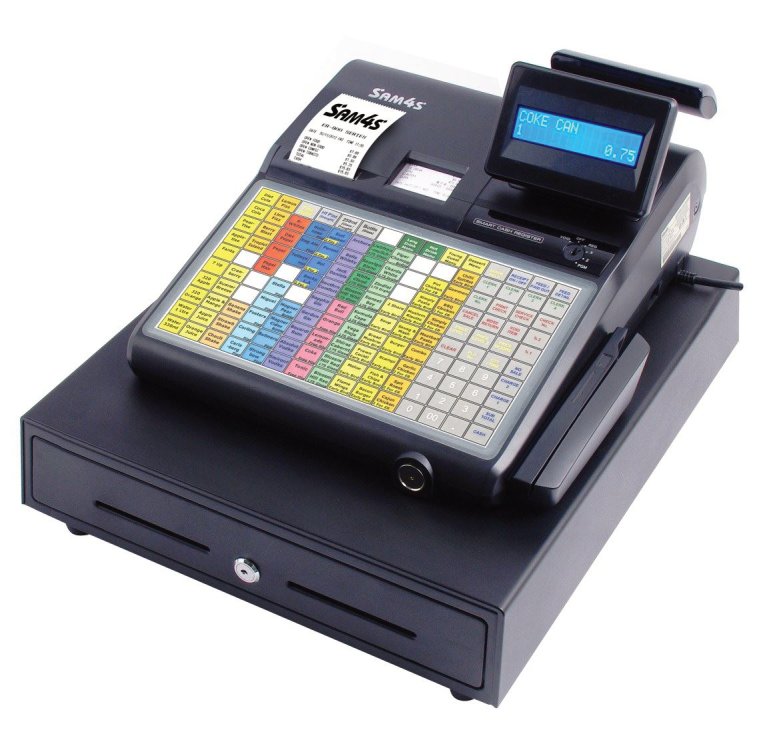 Tills and Rolls Sam4s ER-900 series cash register