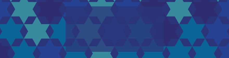 Star Of David Blue Pattern