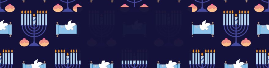 Menorah And Torah Pattern