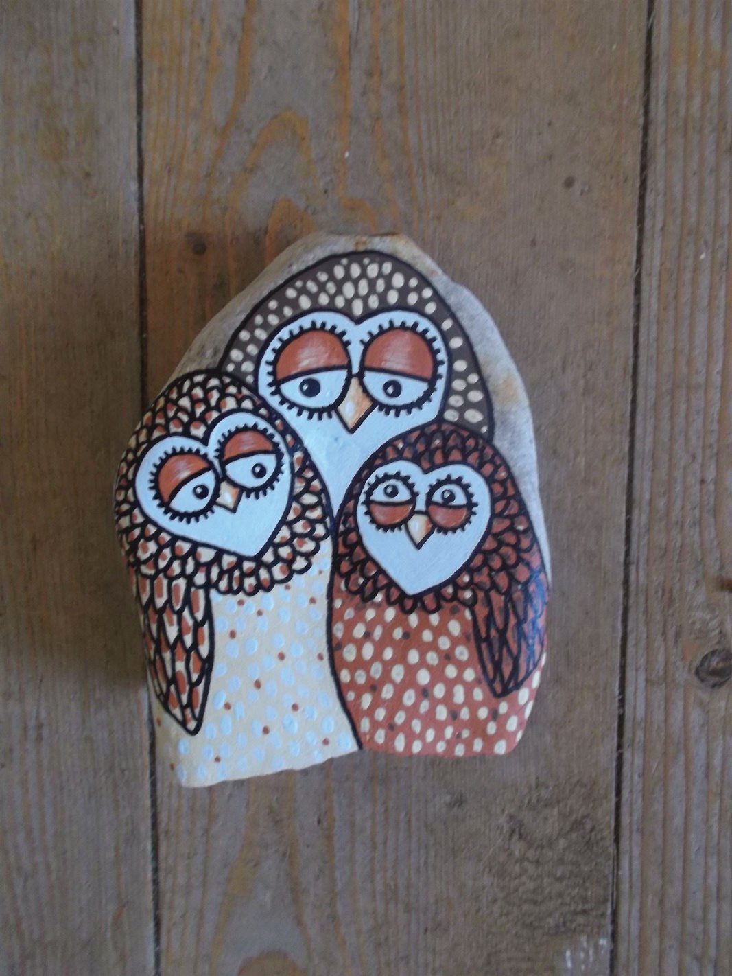 trio of owls