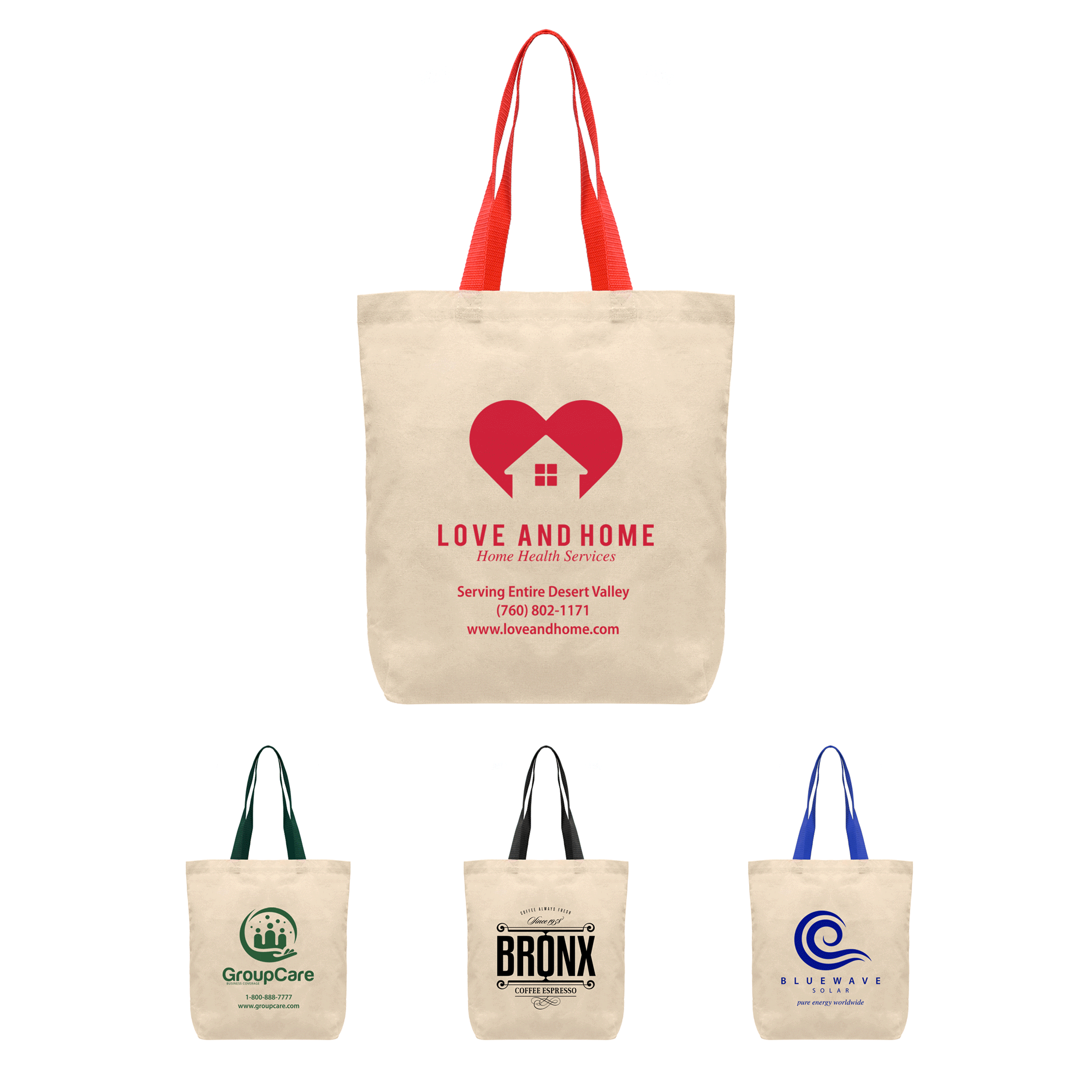 Custom Logo Tote Bag : Medium Size Branded Tote Bag (BMN) – Persopens