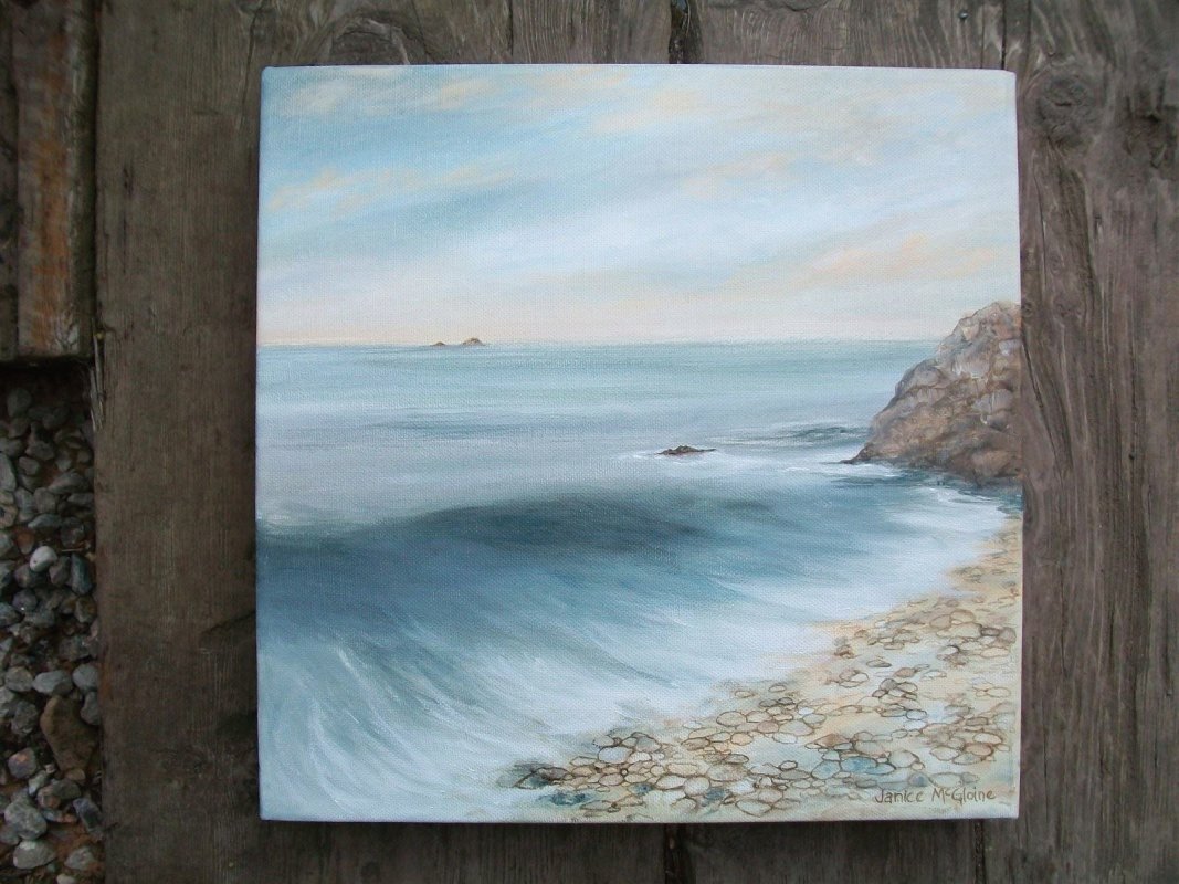 a small seascape (commission)