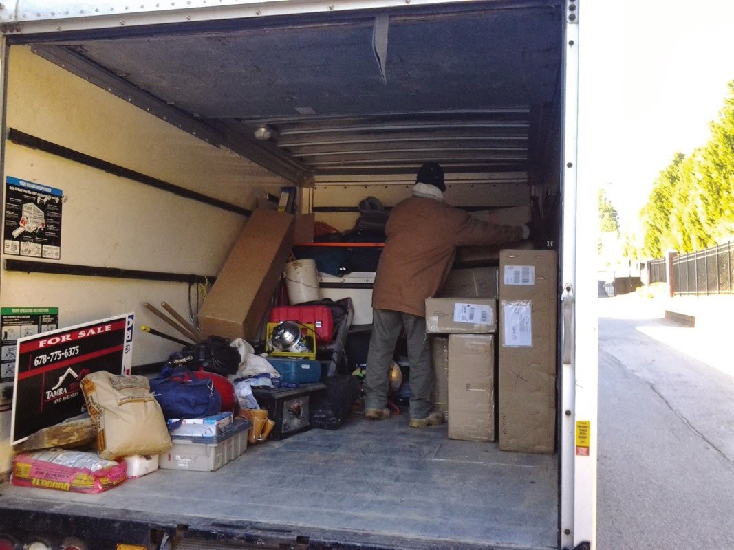 Loading Office Furniture - Moving Services