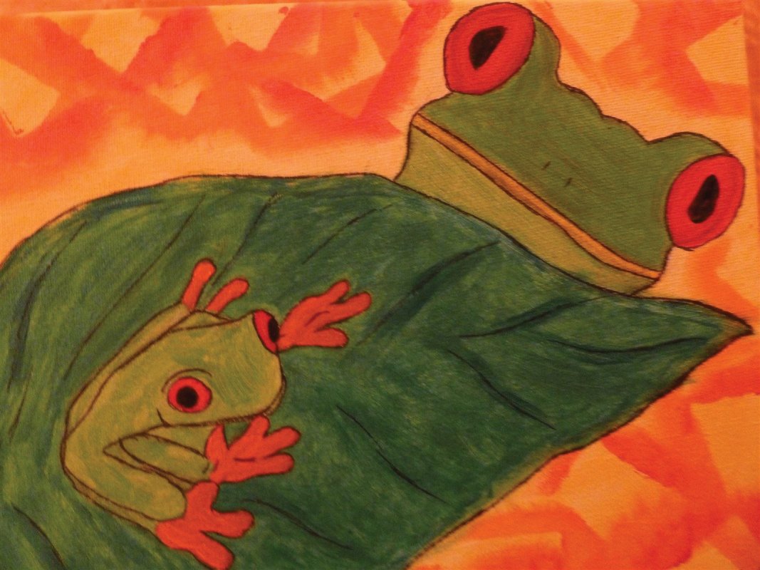 Tier-Symbol:Frosch in der Kunsttherapie