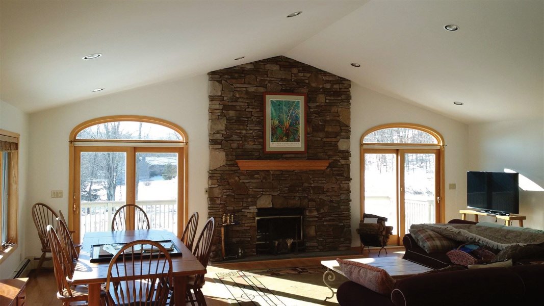 Our interior house painters in Windham, NY painted the walls and ceilings.