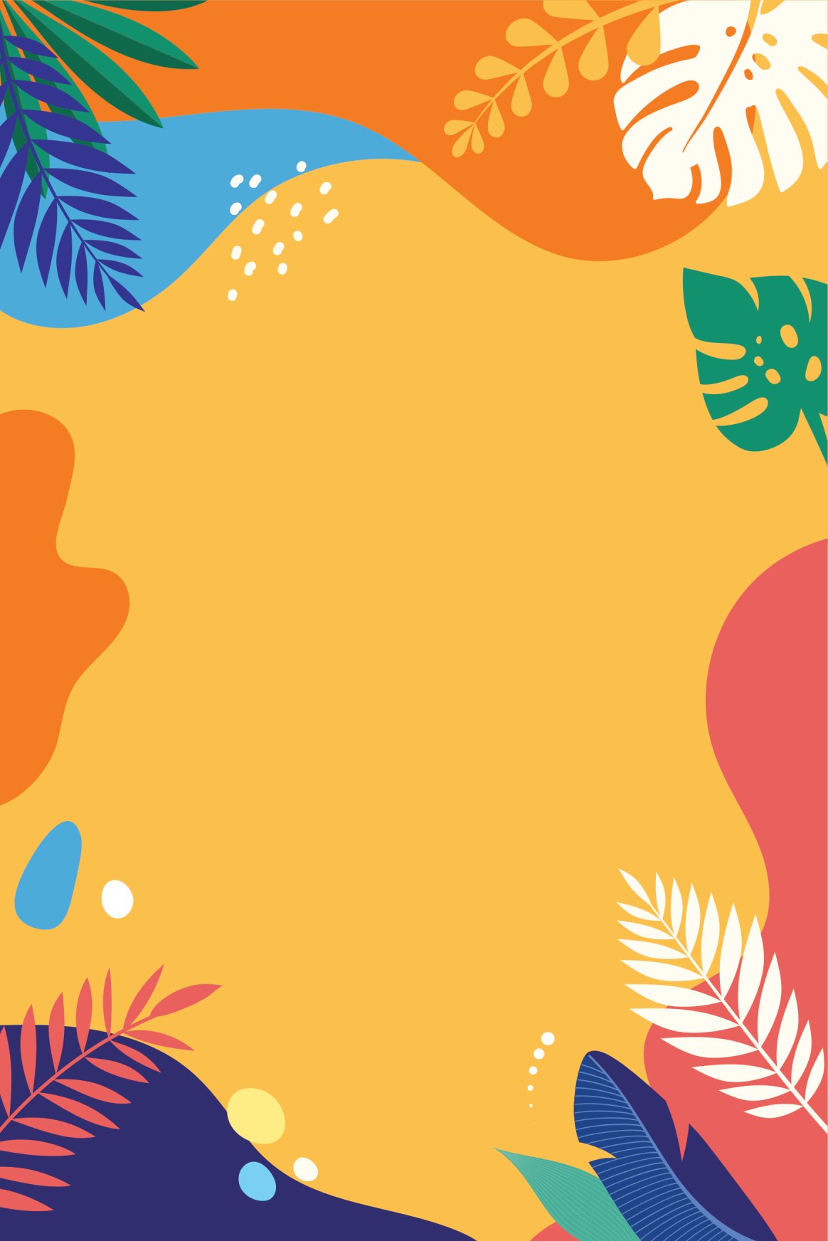 Bright Tropical Flowers