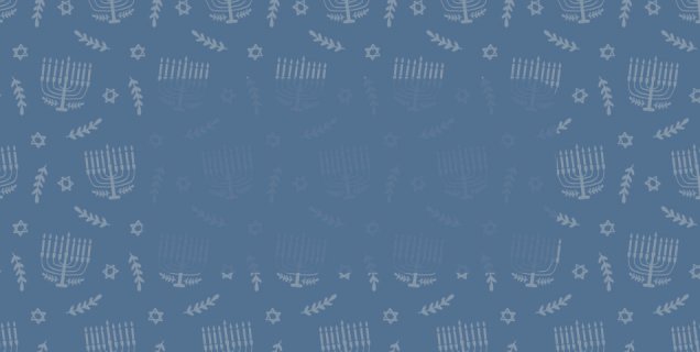 Menorah Seamless Pattern
