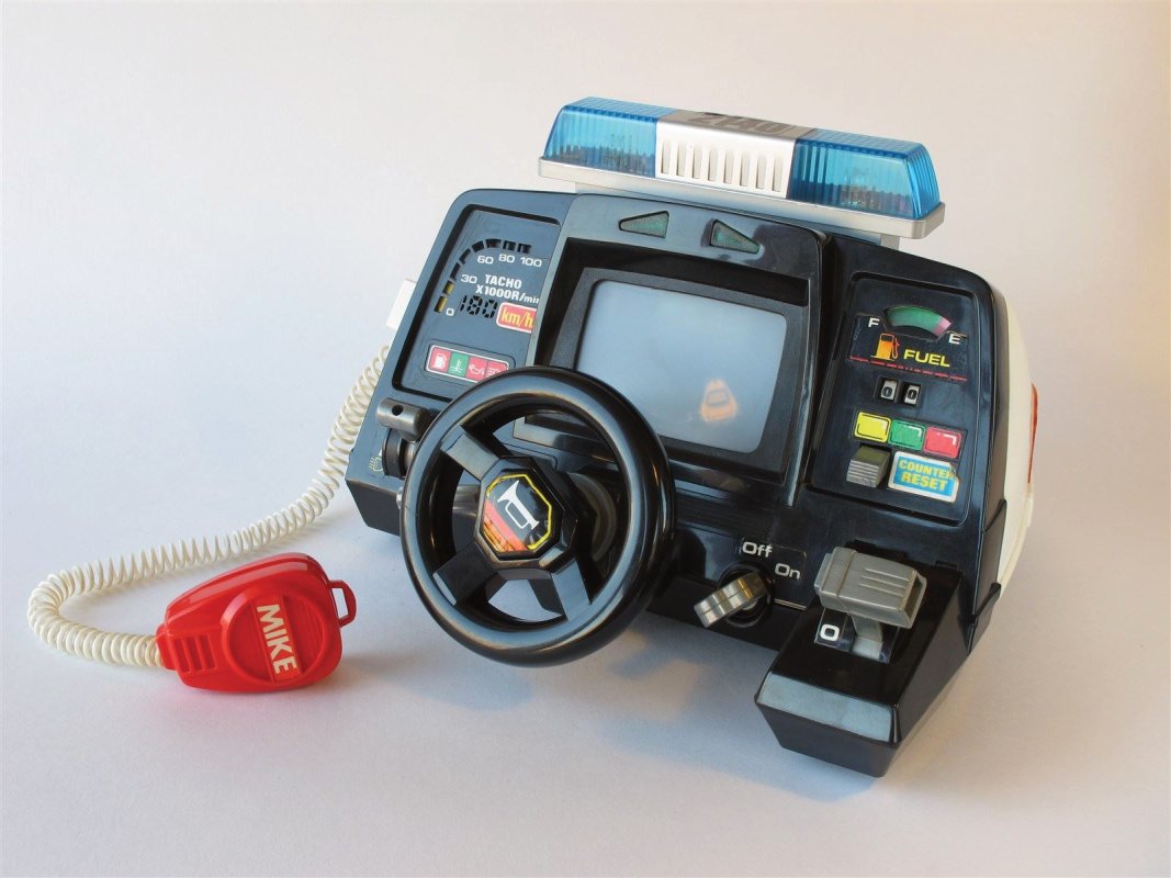 Tomy Police car cockpit