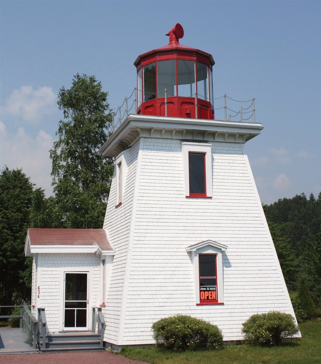 Historic St Martins Lighthouse is one of Canada's oldest lighthouses.