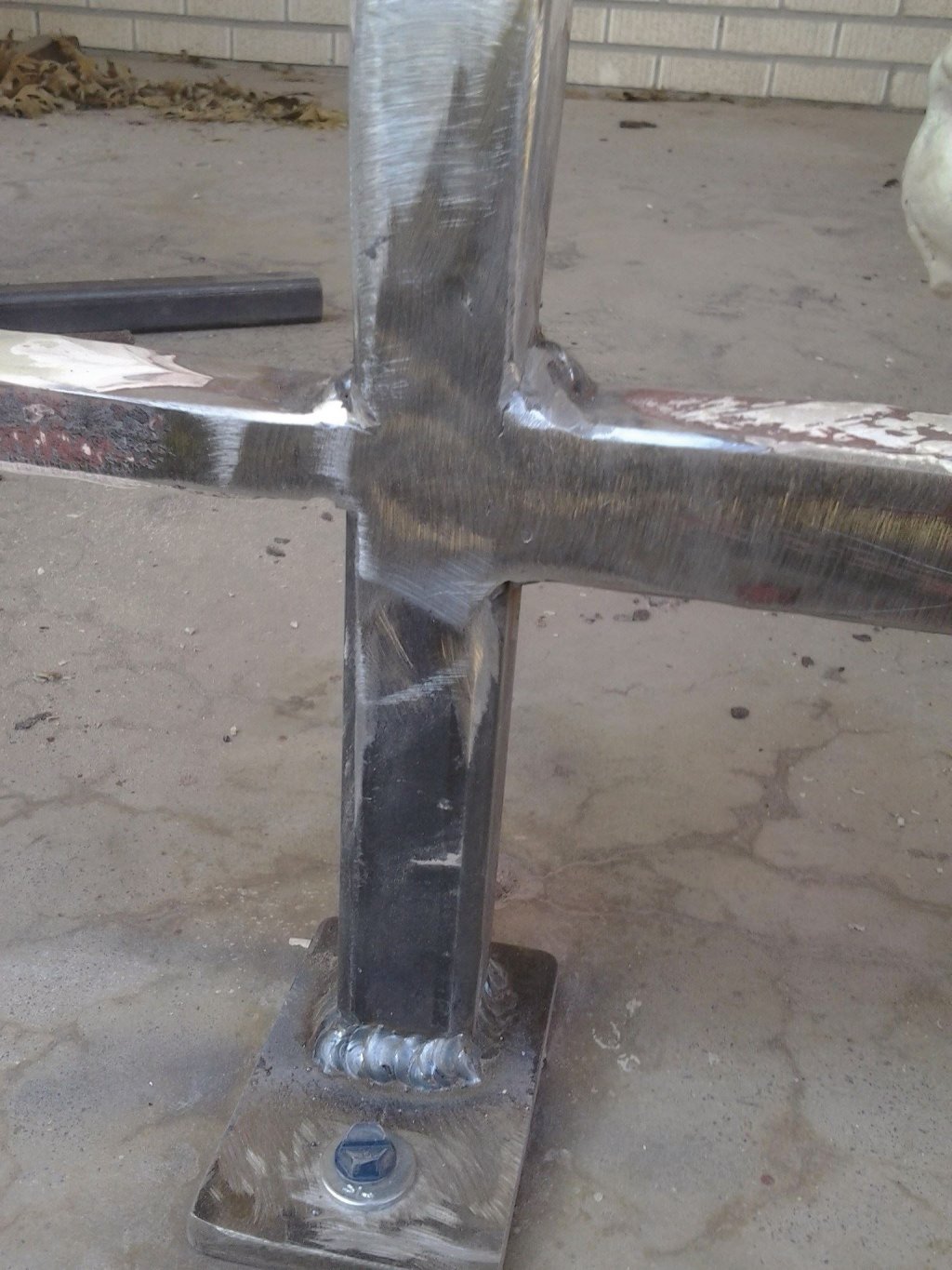 rail repaired and welded