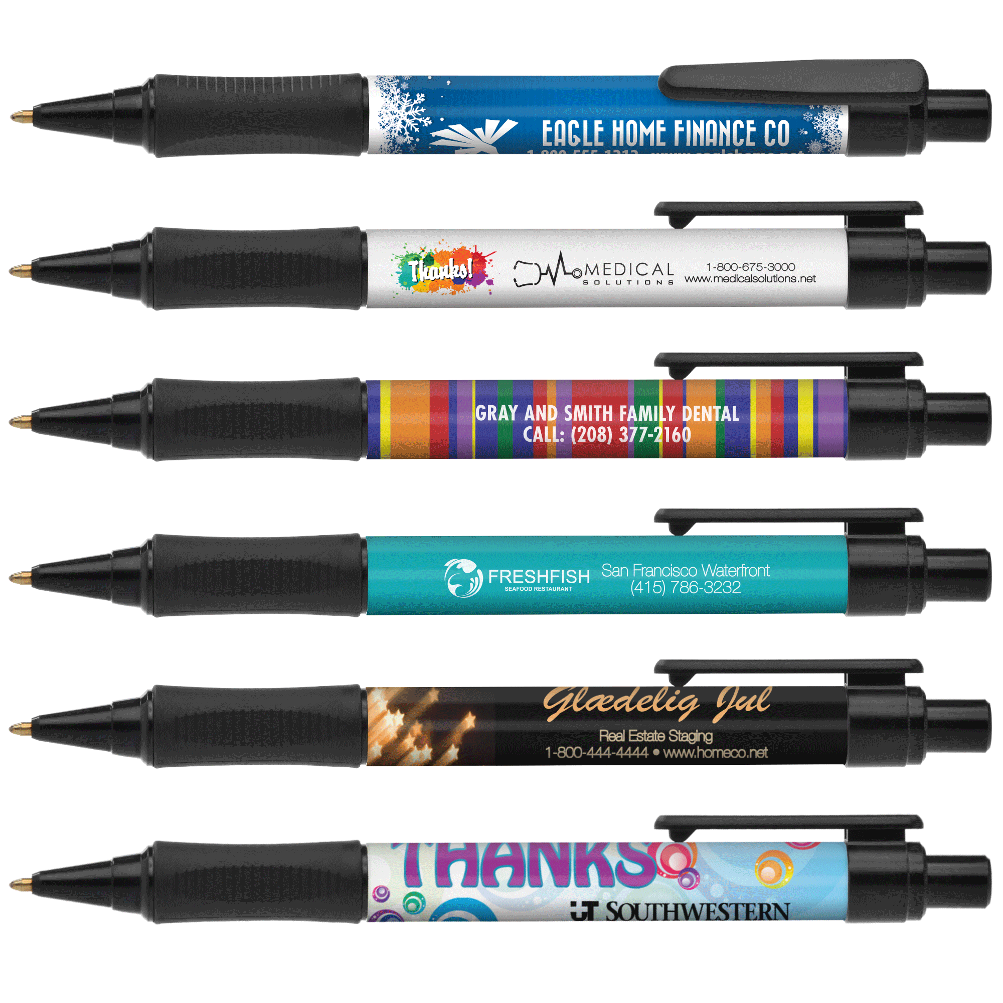 Printed Contour Curvy Pen - Printed Promotional Corporate Gifts Delivered  To Your Door