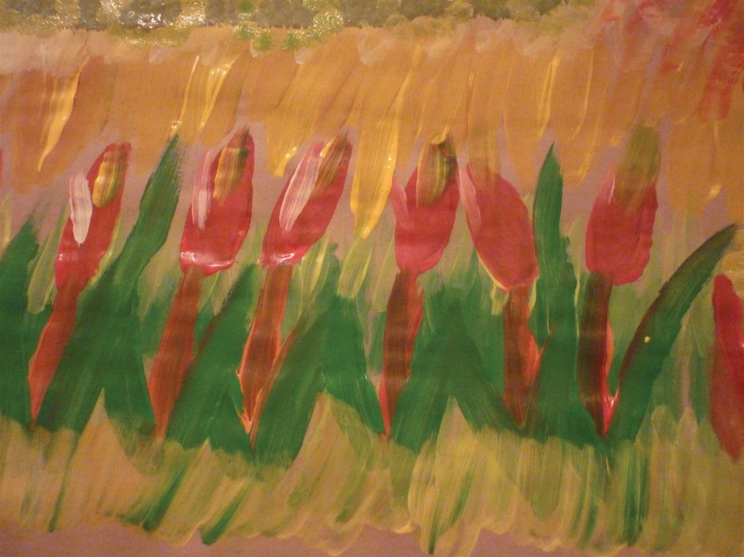 Symbol Tulpe in der Kunsttherapie