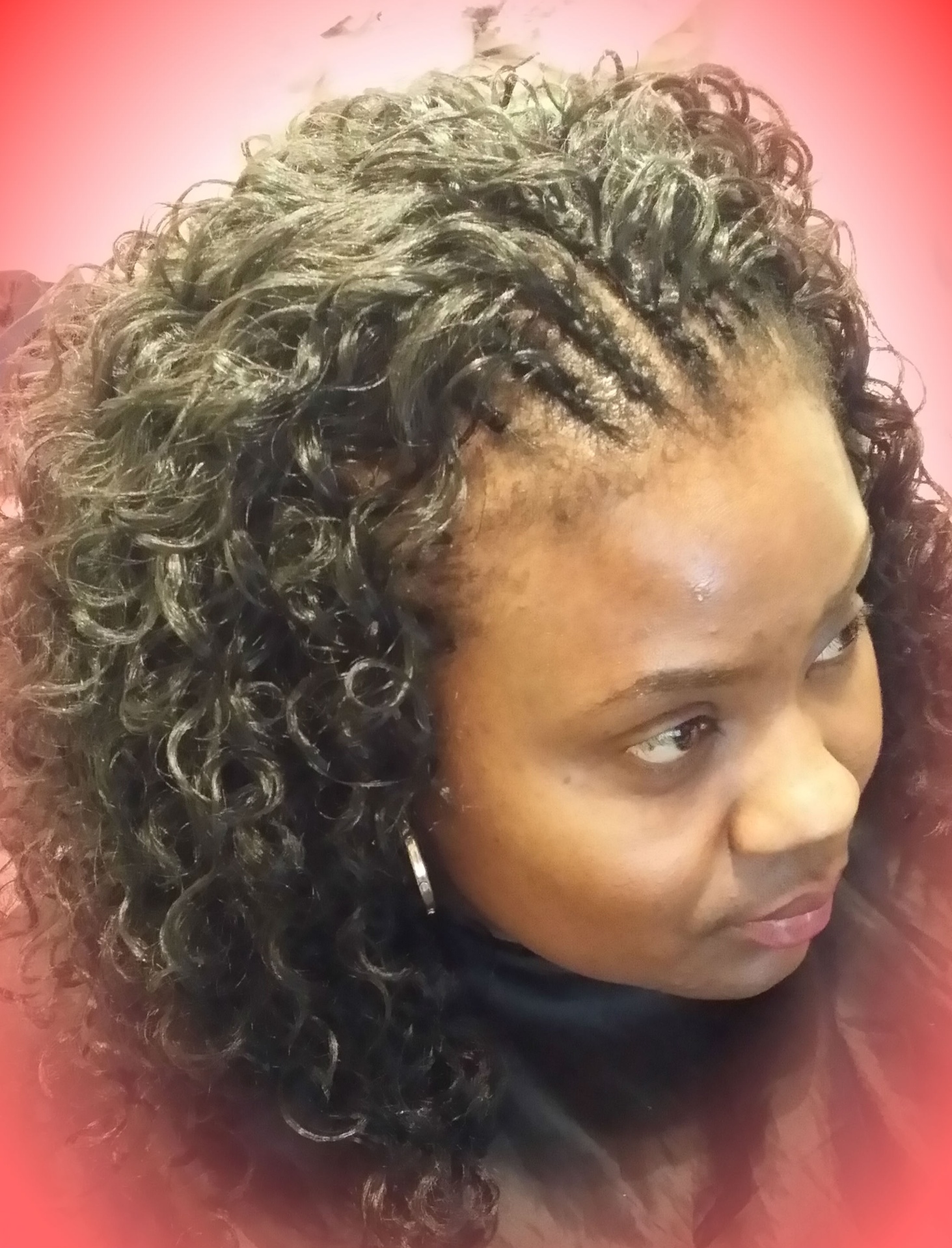 Regular Single Layer Tree Braids W Human Hair Mastermix regular single layer tree braids w