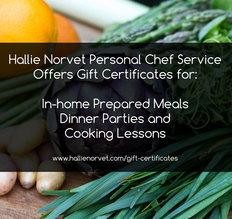Personal Chef Gift Certificate